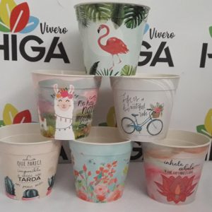Maceta Estampada 10 y 11