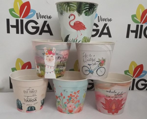 Maceta Estampada 10 y 11