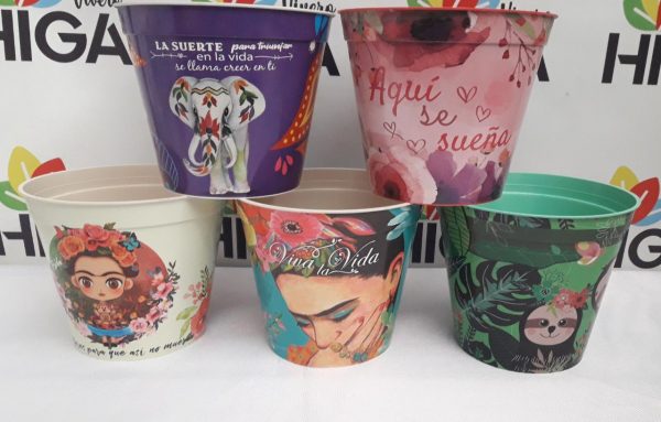 Maceta Estampada 14